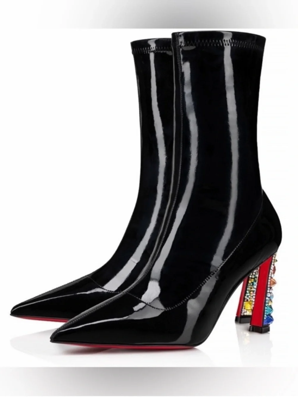 Christian Louboutin Limited edition Cosmic
boots Strass Crystal heels
RETAIL2295 - Picture 2 of 9